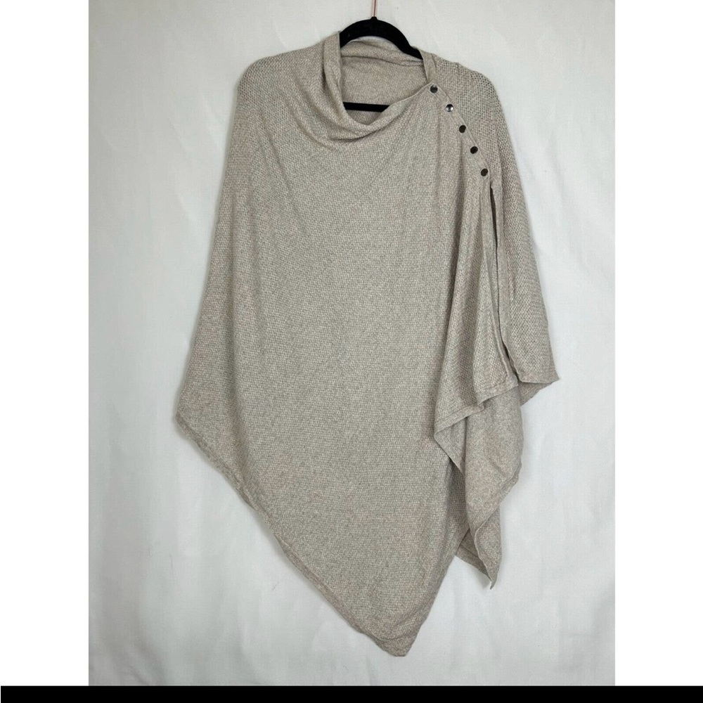 Seraphine Nursing Cover Shawl Women's One Size Oatmeal Pure Cotton Textured Knit
